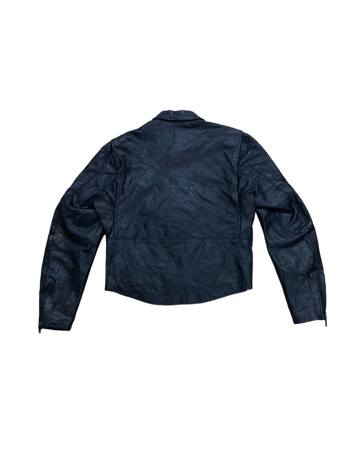 Brooks × Genuine Leather × Leather Vintage Brooks Genuine Leather Biker Jacket Size US XS / EU 42 / 0 - 7 Thumbnail