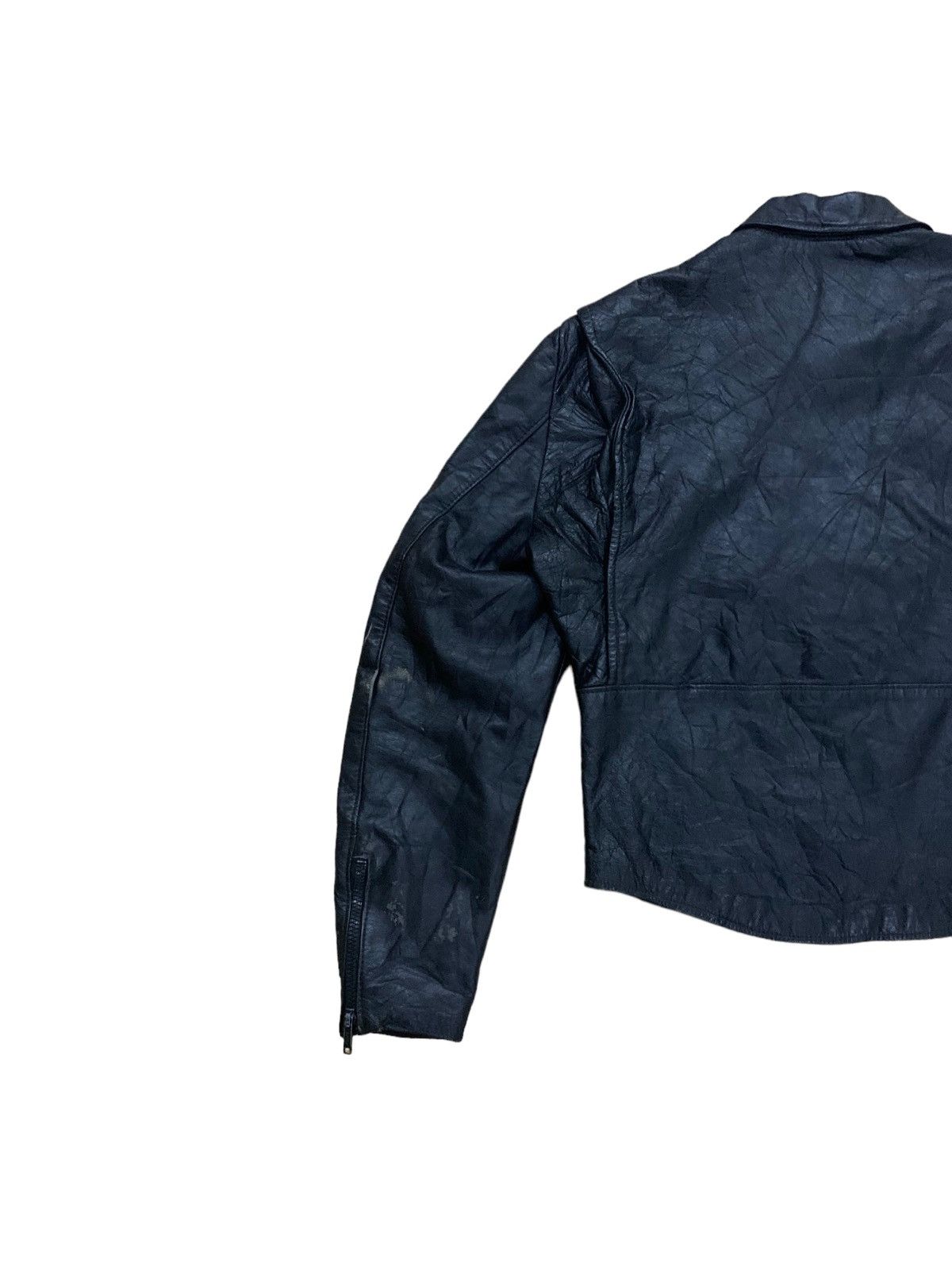 Brooks × Genuine Leather × Leather Vintage Brooks Genuine Leather Biker Jacket Size US XS / EU 42 / 0 - 8 Thumbnail