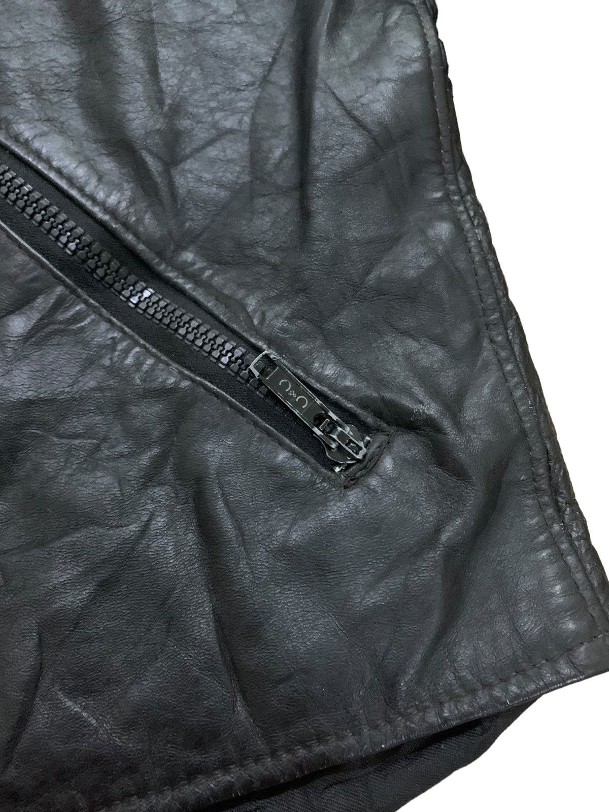 Brooks × Genuine Leather × Leather Vintage Brooks Genuine Leather Biker Jacket Size US XS / EU 42 / 0 - 6 Thumbnail