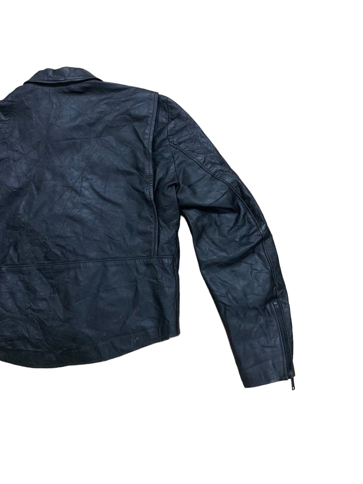 Brooks × Genuine Leather × Leather Vintage Brooks Genuine Leather Biker Jacket Size US XS / EU 42 / 0 - 9 Thumbnail