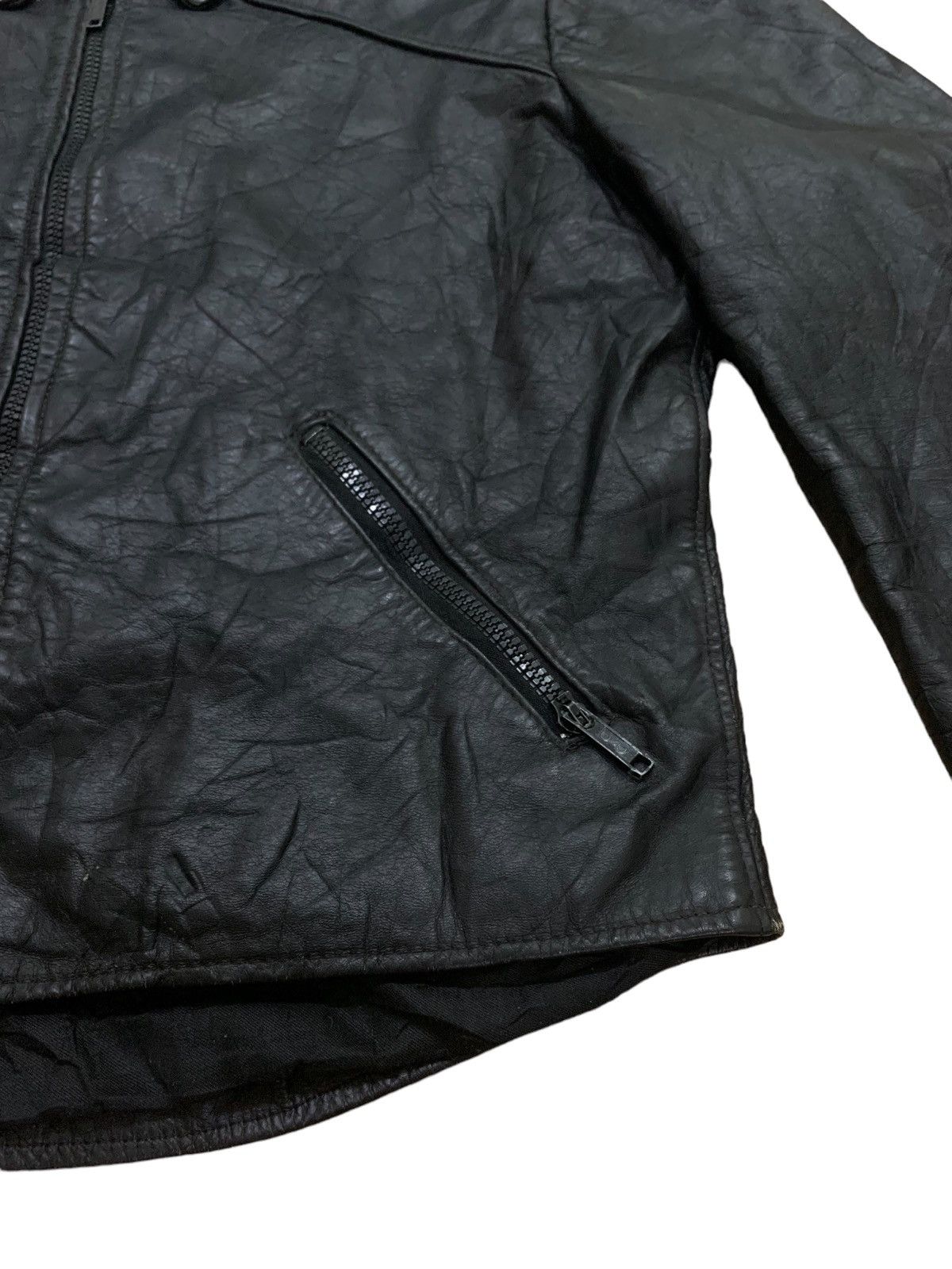 Brooks × Genuine Leather × Leather Vintage Brooks Genuine Leather Biker Jacket Size US XS / EU 42 / 0 - 5 Thumbnail