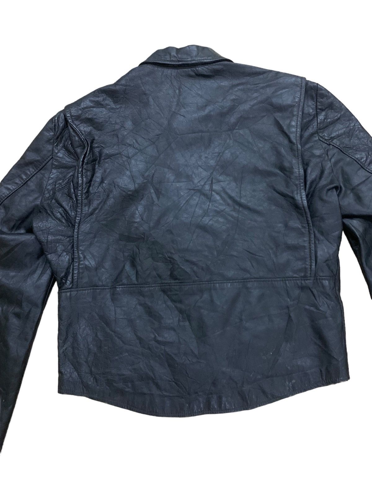Brooks × Genuine Leather × Leather Vintage Brooks Genuine Leather Biker Jacket Size US XS / EU 42 / 0 - 10 Thumbnail