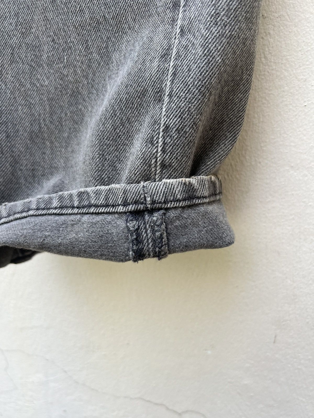 Levi's × Vintage Vintage 1993 Levi’s 501 USA Sun Faded Black Denim Jeans Size US 33 - 13 Thumbnail