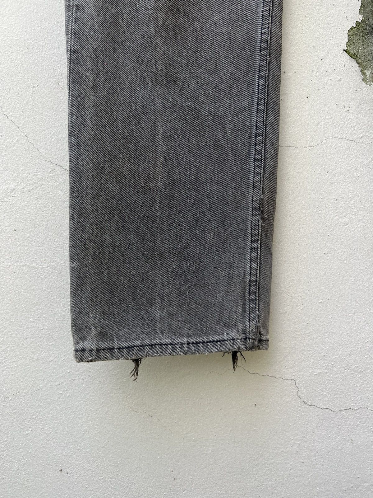Levi's × Vintage Vintage 1993 Levi’s 501 USA Sun Faded Black Denim Jeans Size US 33 - 10 Thumbnail