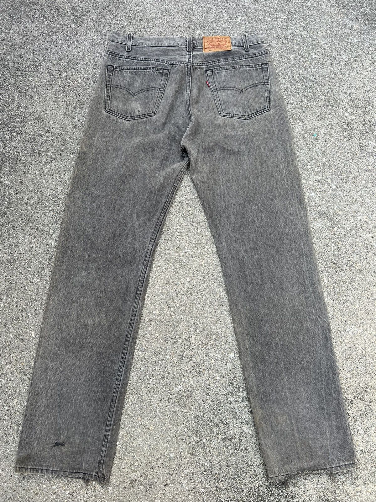 Levi's × Vintage Vintage 1993 Levi’s 501 USA Sun Faded Black Denim Jeans Size US 33 - 5 Thumbnail
