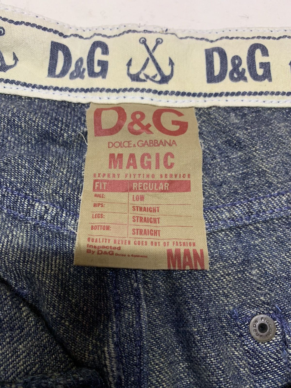 Dolce & Gabbana VINTAGE DOLCE & GABBANA D&G JEANS Size US 34 / EU 50 - 7 Thumbnail
