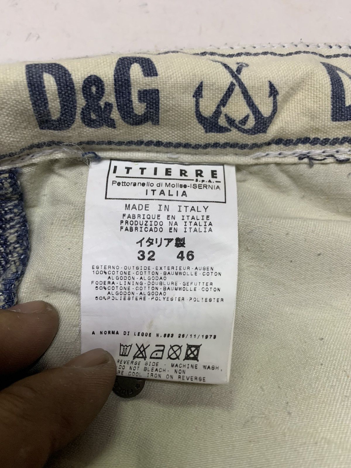 Dolce & Gabbana VINTAGE DOLCE & GABBANA D&G JEANS Size US 34 / EU 50 - 11 Thumbnail