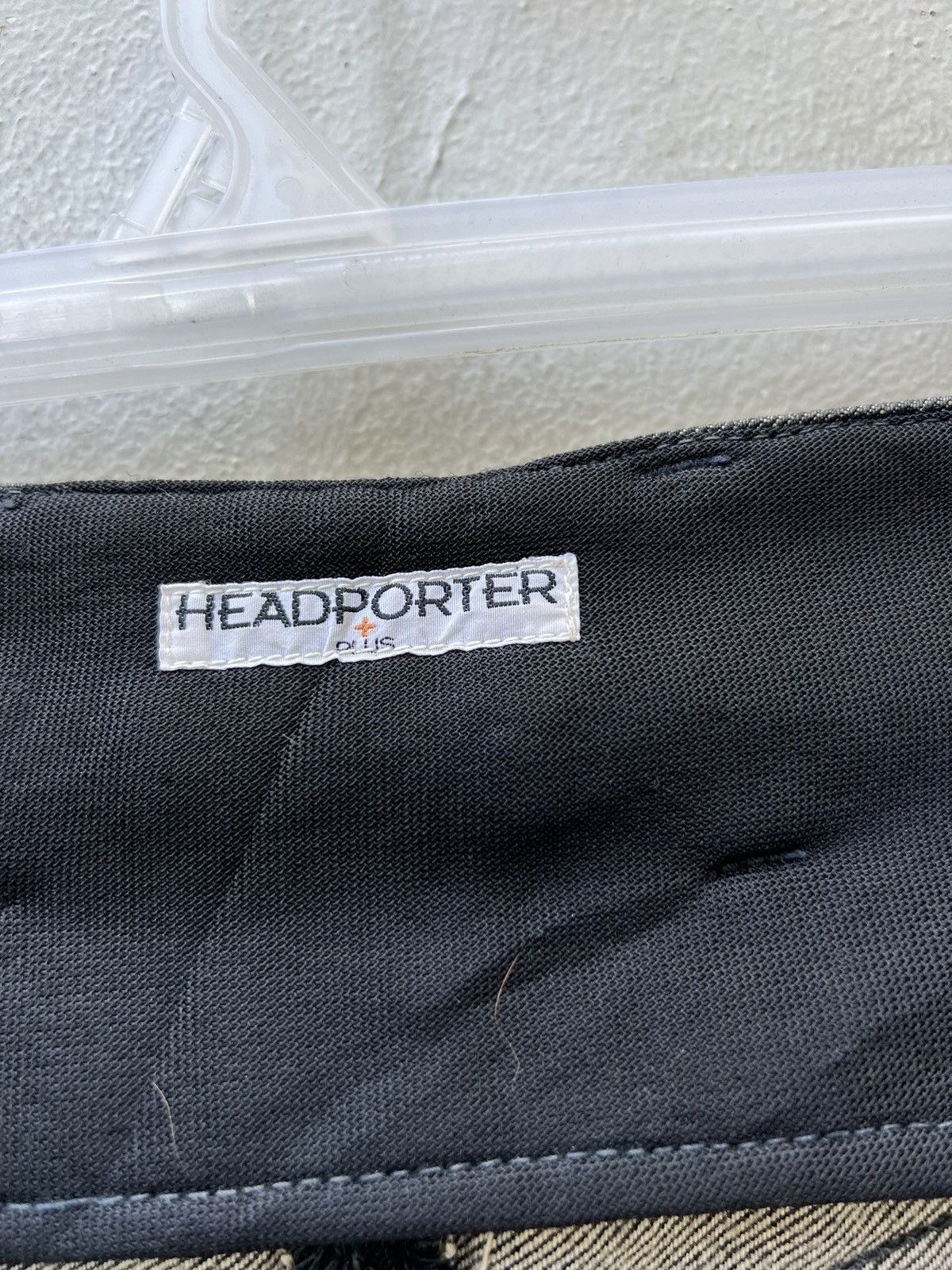 Head Porter Vintage Headporter Japan Faded Black Denim Hybrid Jeans Size US 33 - 24 Thumbnail