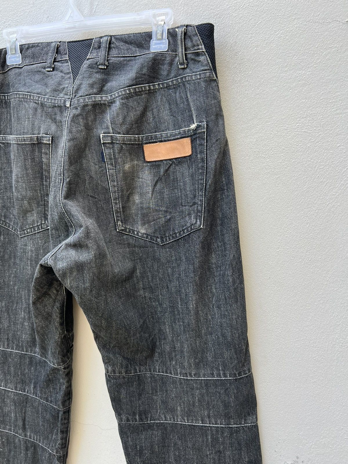 Head Porter Vintage Headporter Japan Faded Black Denim Hybrid Jeans Size US 33 - 18 Thumbnail