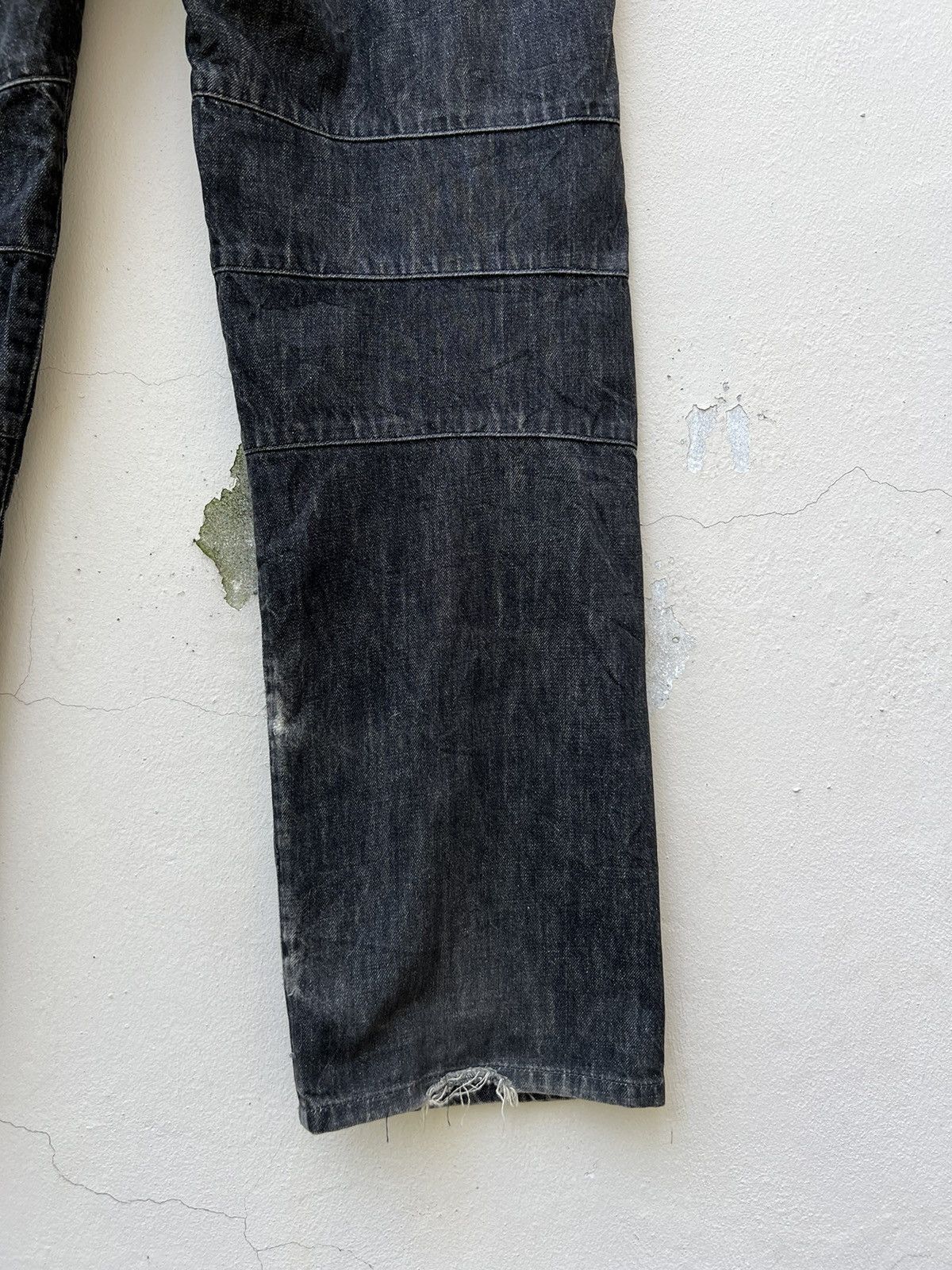 Head Porter Vintage Headporter Japan Faded Black Denim Hybrid Jeans Size US 33 - 20 Thumbnail