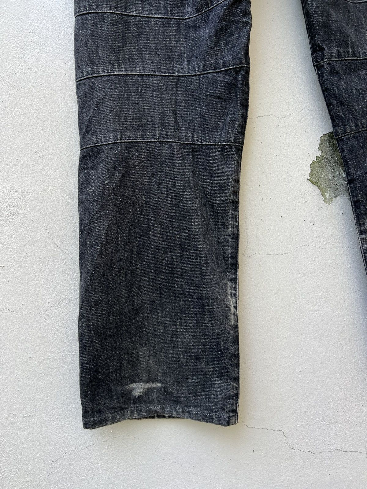 Head Porter Vintage Headporter Japan Faded Black Denim Hybrid Jeans Size US 33 - 16 Thumbnail