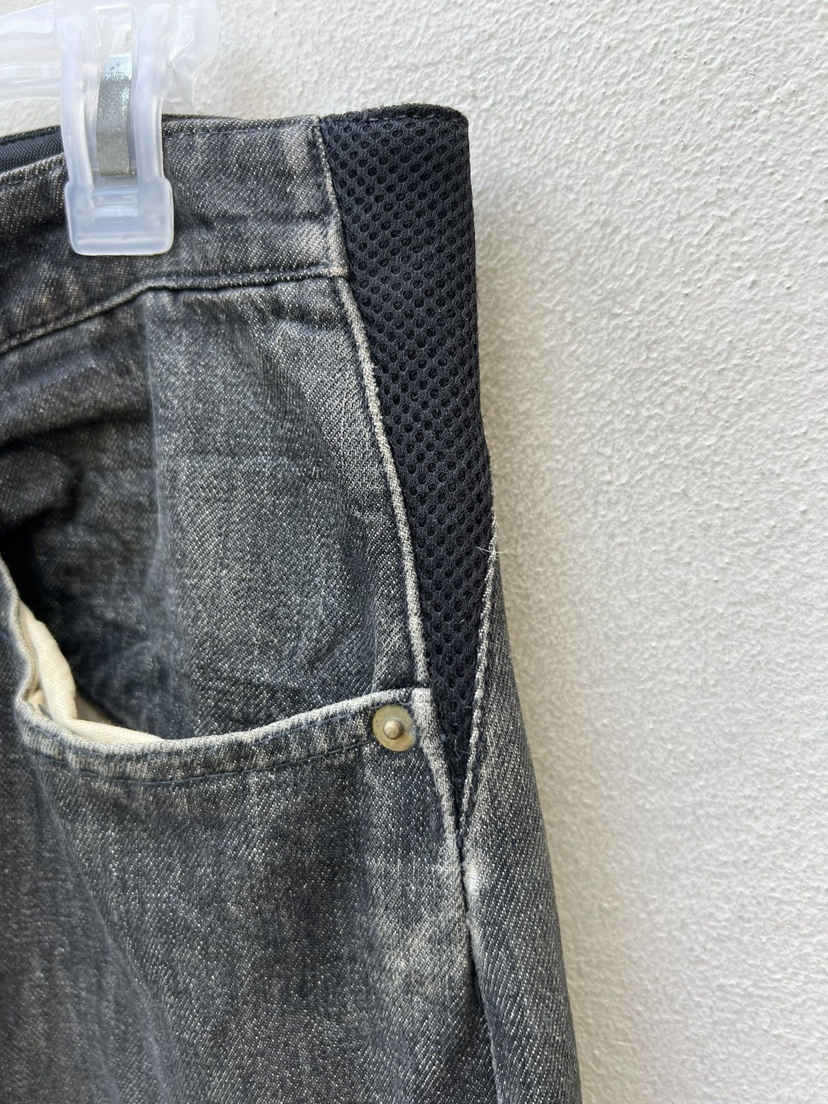 Head Porter Vintage Headporter Japan Faded Black Denim Hybrid Jeans Size US 33 - 13 Thumbnail