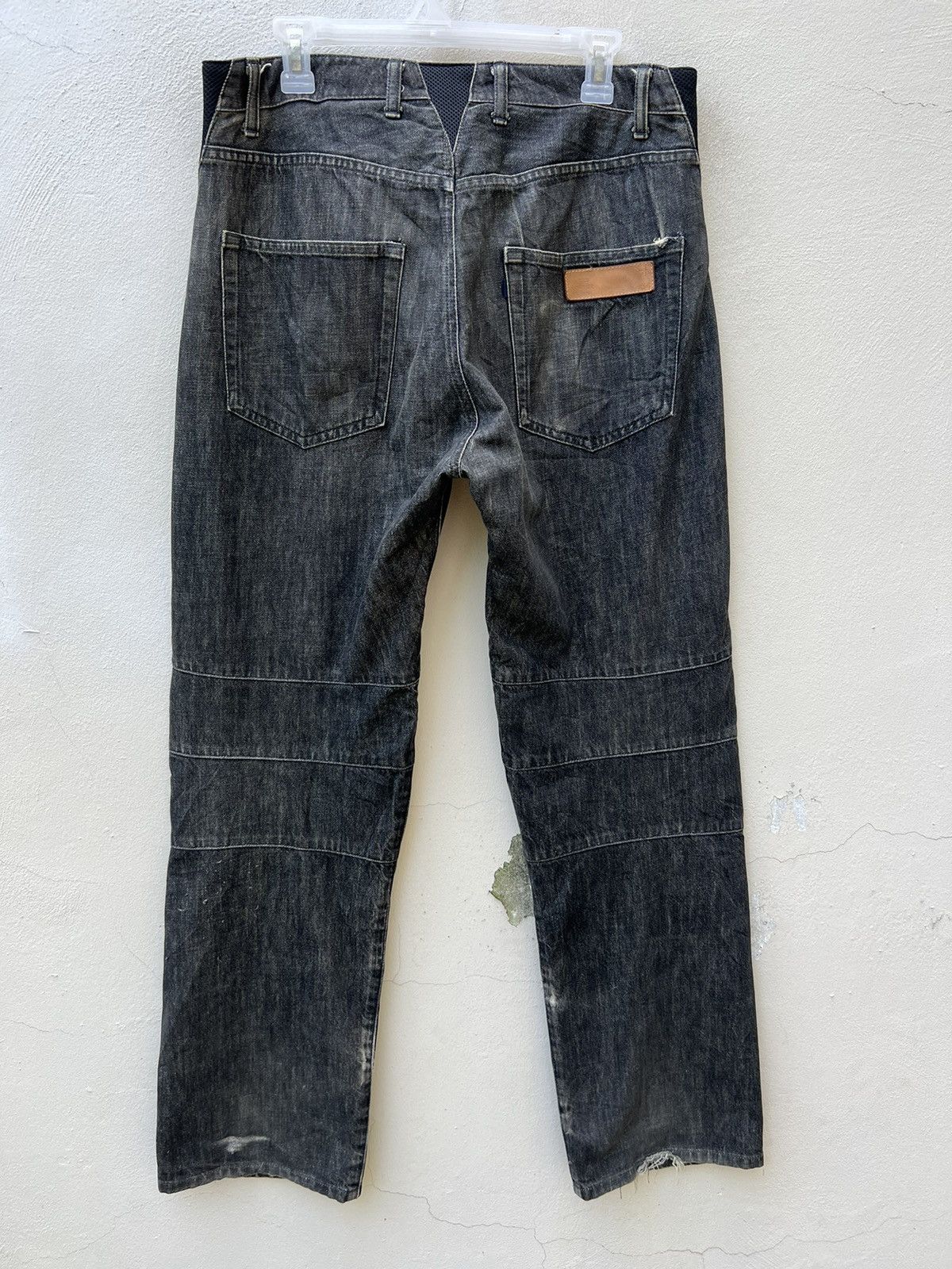 Head Porter Vintage Headporter Japan Faded Black Denim Hybrid Jeans Size US 33 - 15 Thumbnail