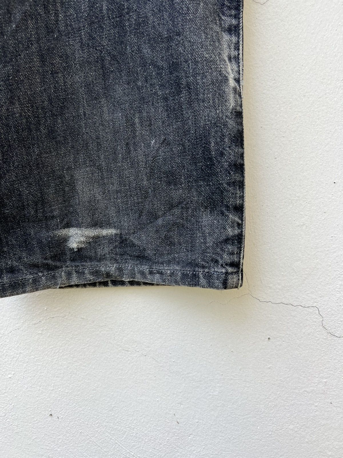 Head Porter Vintage Headporter Japan Faded Black Denim Hybrid Jeans Size US 33 - 17 Thumbnail