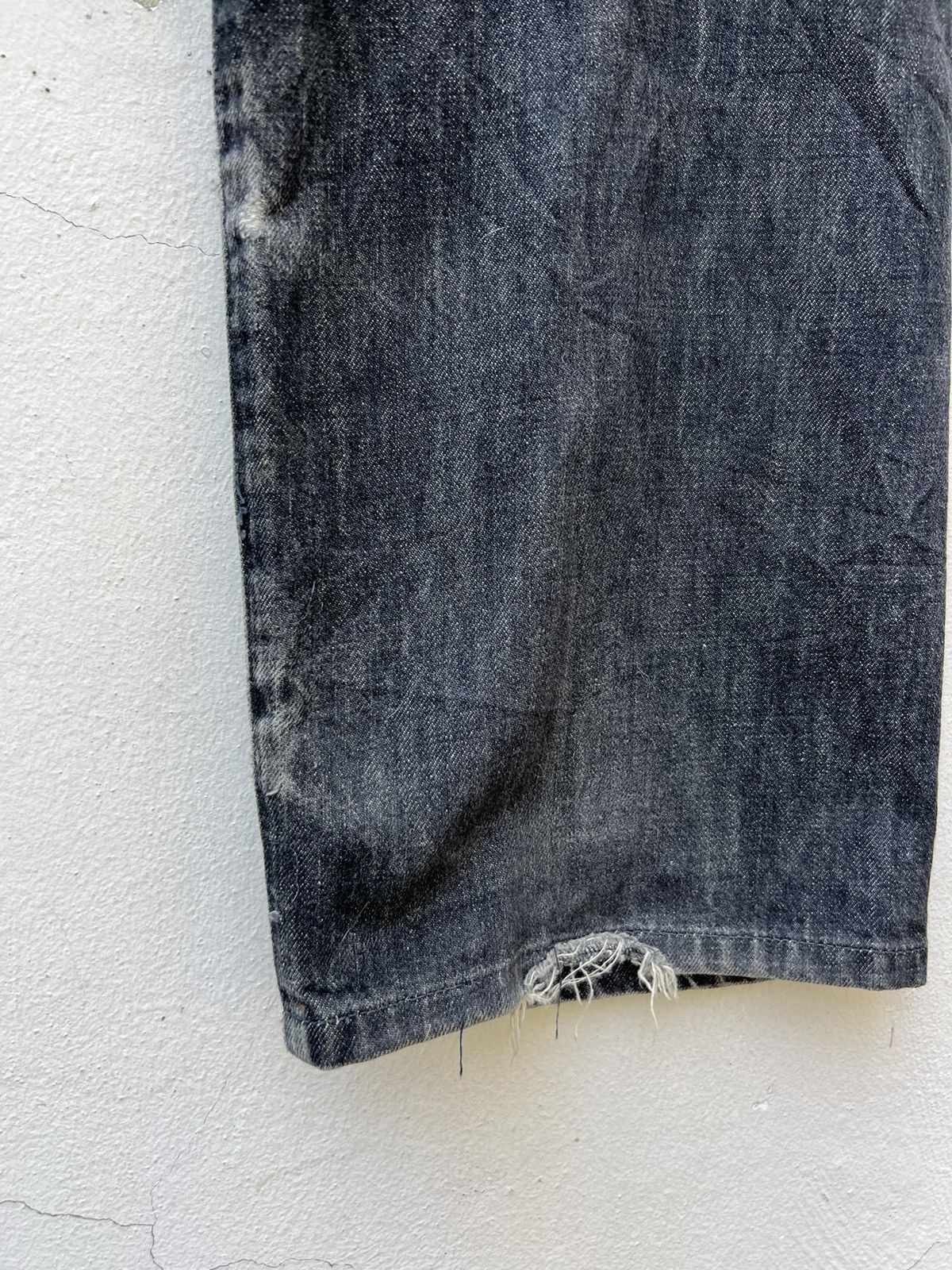 Head Porter Vintage Headporter Japan Faded Black Denim Hybrid Jeans Size US 33 - 21 Thumbnail