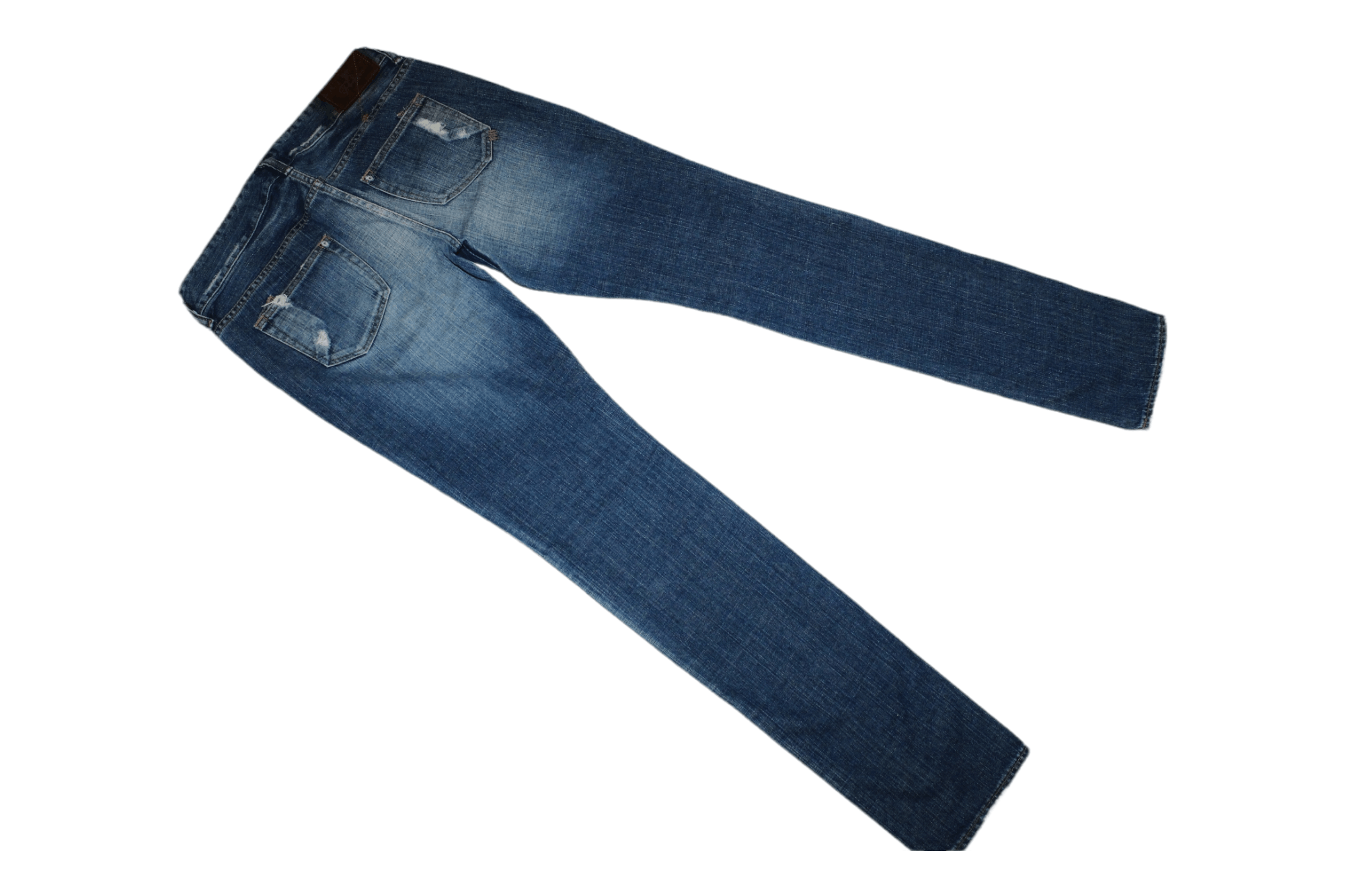 Prps PRPS Distressed Stonewash Selvedge Denim Slim Fit Jeans Size US 32 / EU 48 - 4 Thumbnail