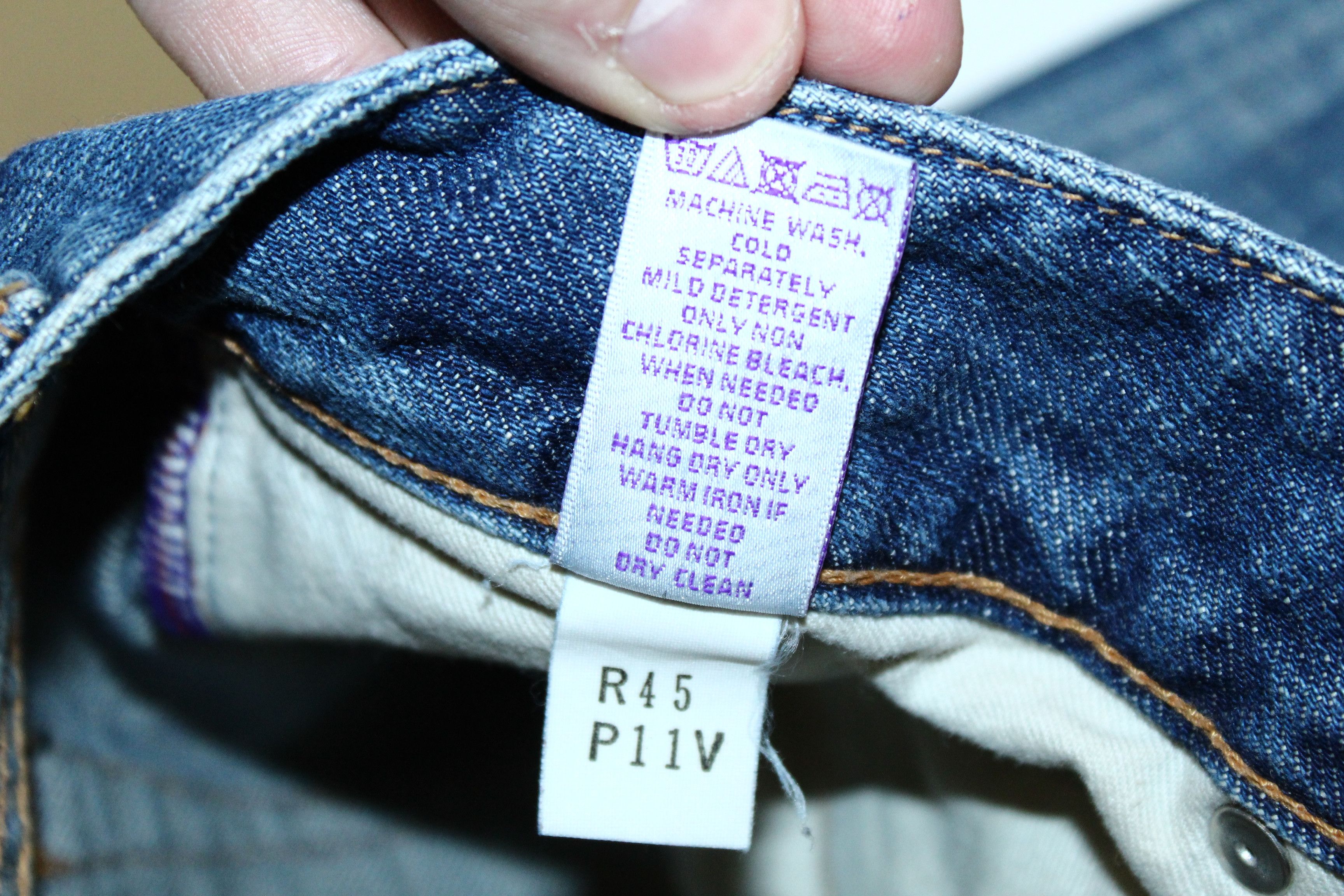 Prps PRPS Distressed Stonewash Selvedge Denim Slim Fit Jeans Size US 32 / EU 48 - 8 Thumbnail