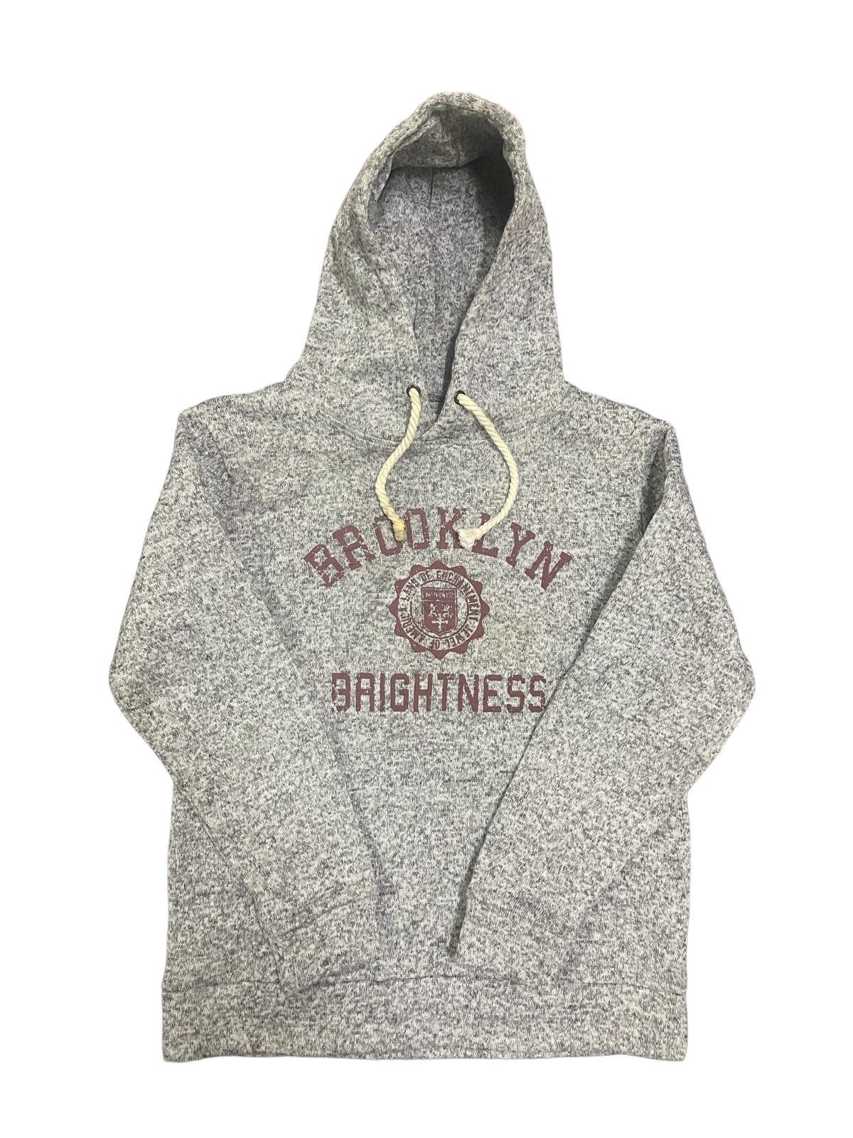 Brooklyn Clothing Japanese Brand Hype Streetstyle BROOKLYN Centre Logo Hoodie Size M / US 6-8 / IT 42-44 - 1 Thumbnail