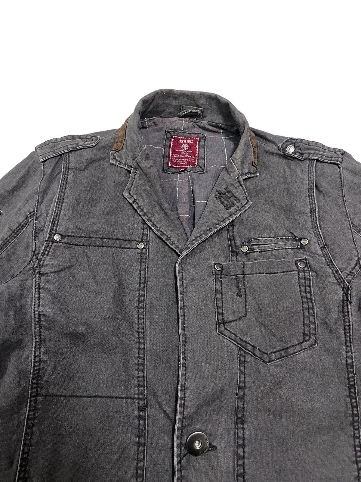 Jack & Jones Japanese Brand Streetstyle Multipocket Reconstructed Jacket Size US M / EU 48-50 / 2 - 2 Thumbnail
