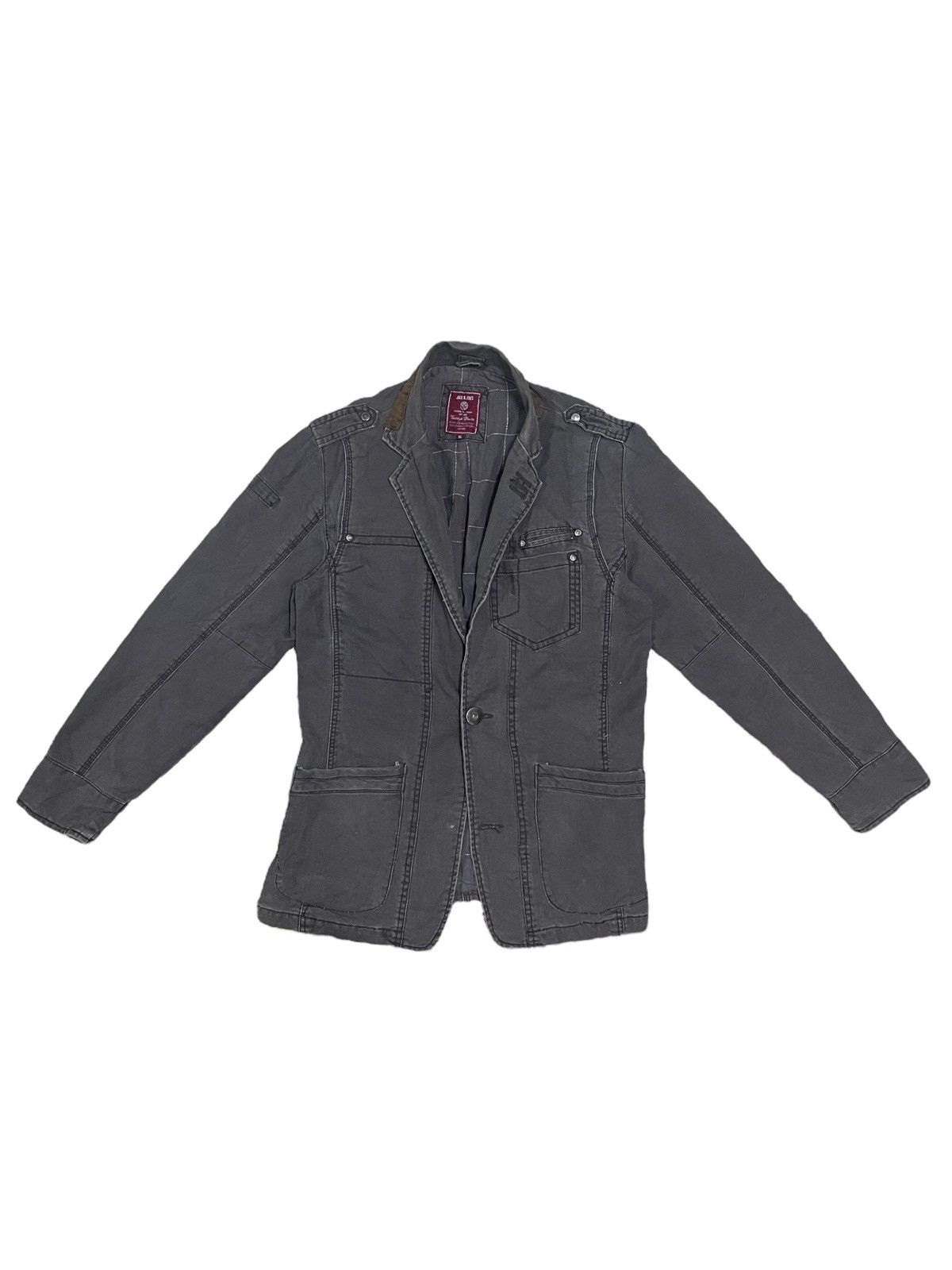 Jack & Jones Japanese Brand Streetstyle Multipocket Reconstructed Jacket Size US M / EU 48-50 / 2 - 6 Thumbnail