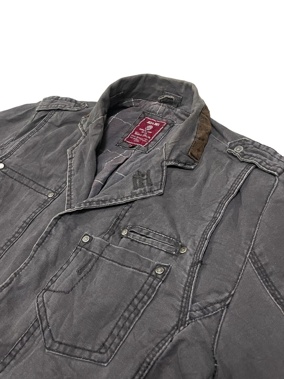Jack & Jones Japanese Brand Streetstyle Multipocket Reconstructed Jacket Size US M / EU 48-50 / 2 - 8 Thumbnail