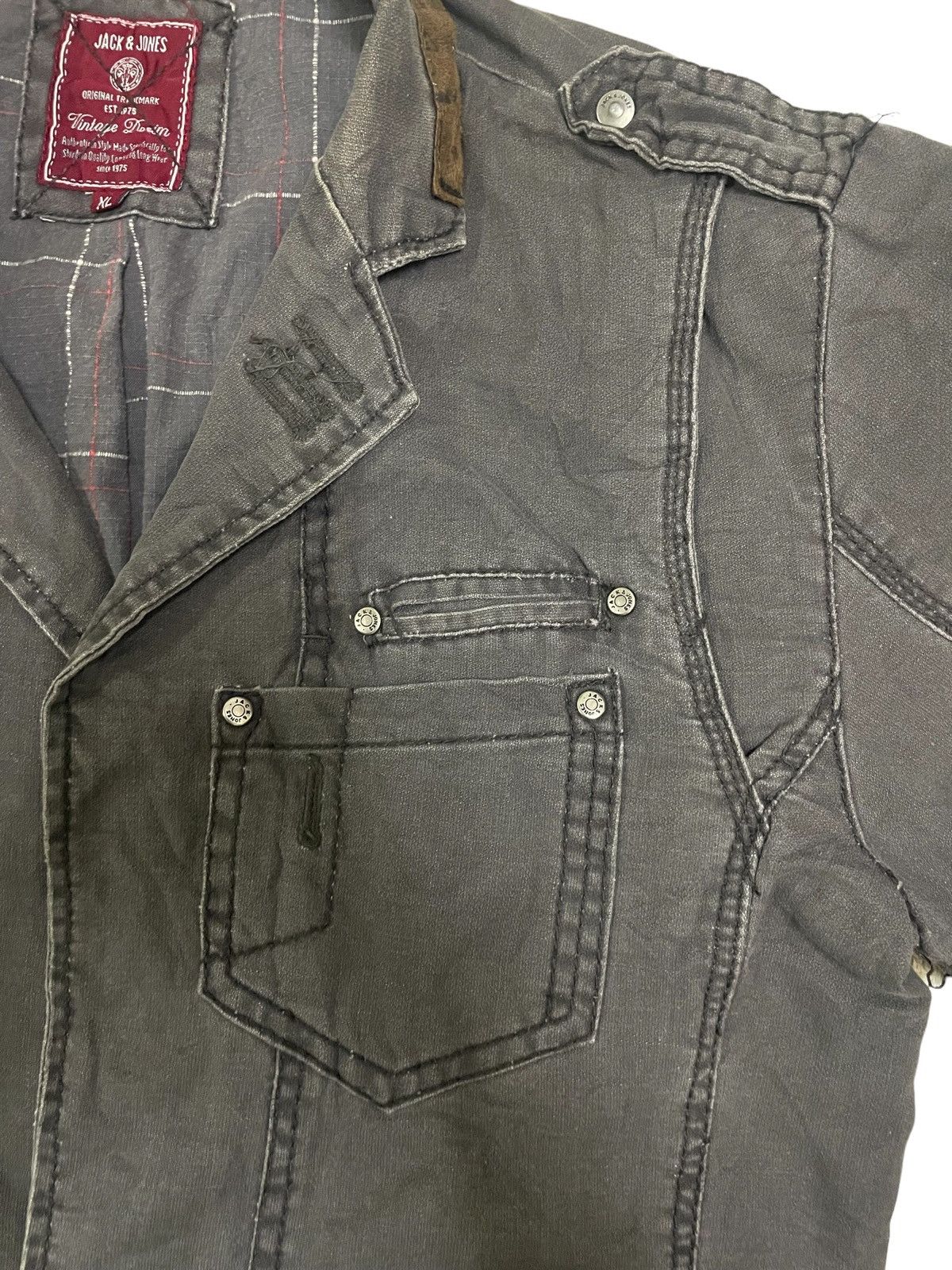 Jack & Jones Japanese Brand Streetstyle Multipocket Reconstructed Jacket Size US M / EU 48-50 / 2 - 14 Thumbnail