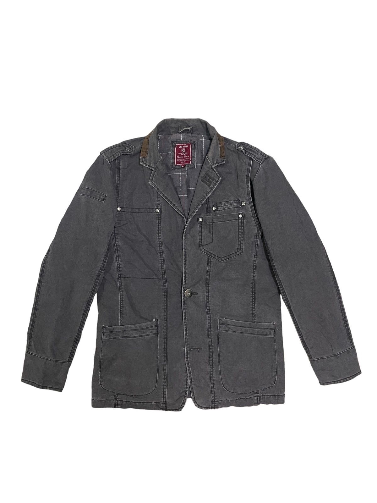Jack & Jones Japanese Brand Streetstyle Multipocket Reconstructed Jacket Size US M / EU 48-50 / 2 - 1 Thumbnail