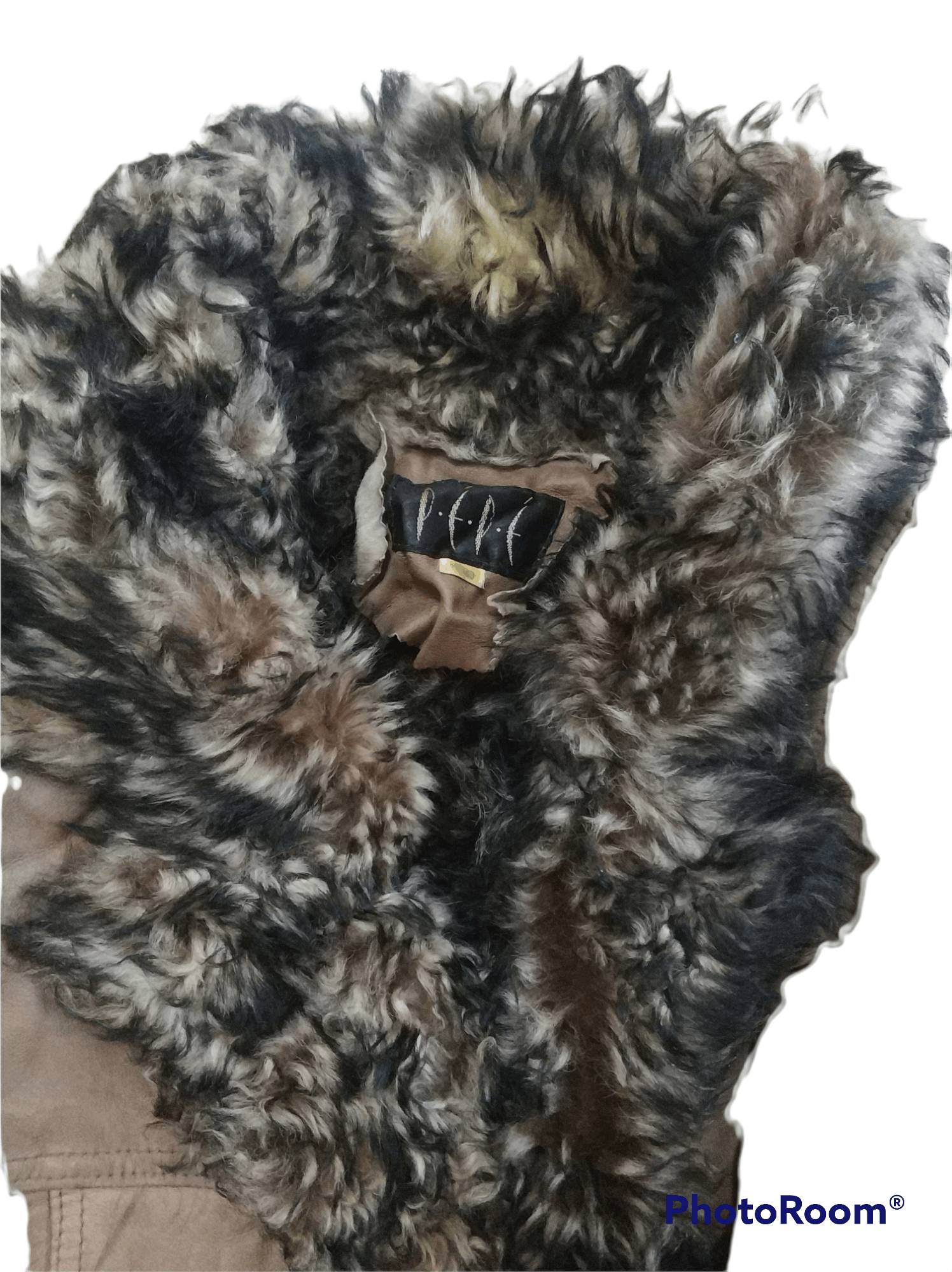 Pepe Jeans 🔥Pepe Traditional For Women Faux Fur Leather Jacket Size L / US 10 / IT 46 - 7 Thumbnail