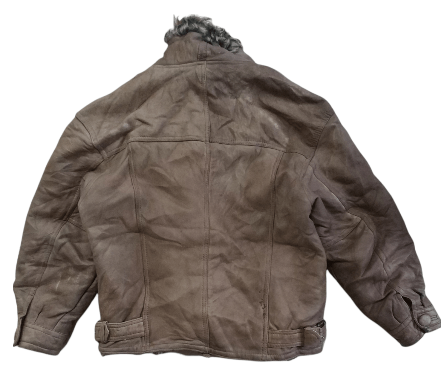 Pepe Jeans 🔥Pepe Traditional For Women Faux Fur Leather Jacket Size L / US 10 / IT 46 - 3 Thumbnail