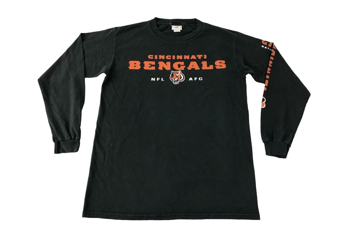 NFL × Vintage Nfl Afc Cincinnati Bengals American Football Team Tee R158j Size US M / EU 48-50 / 2 - 1 Thumbnail