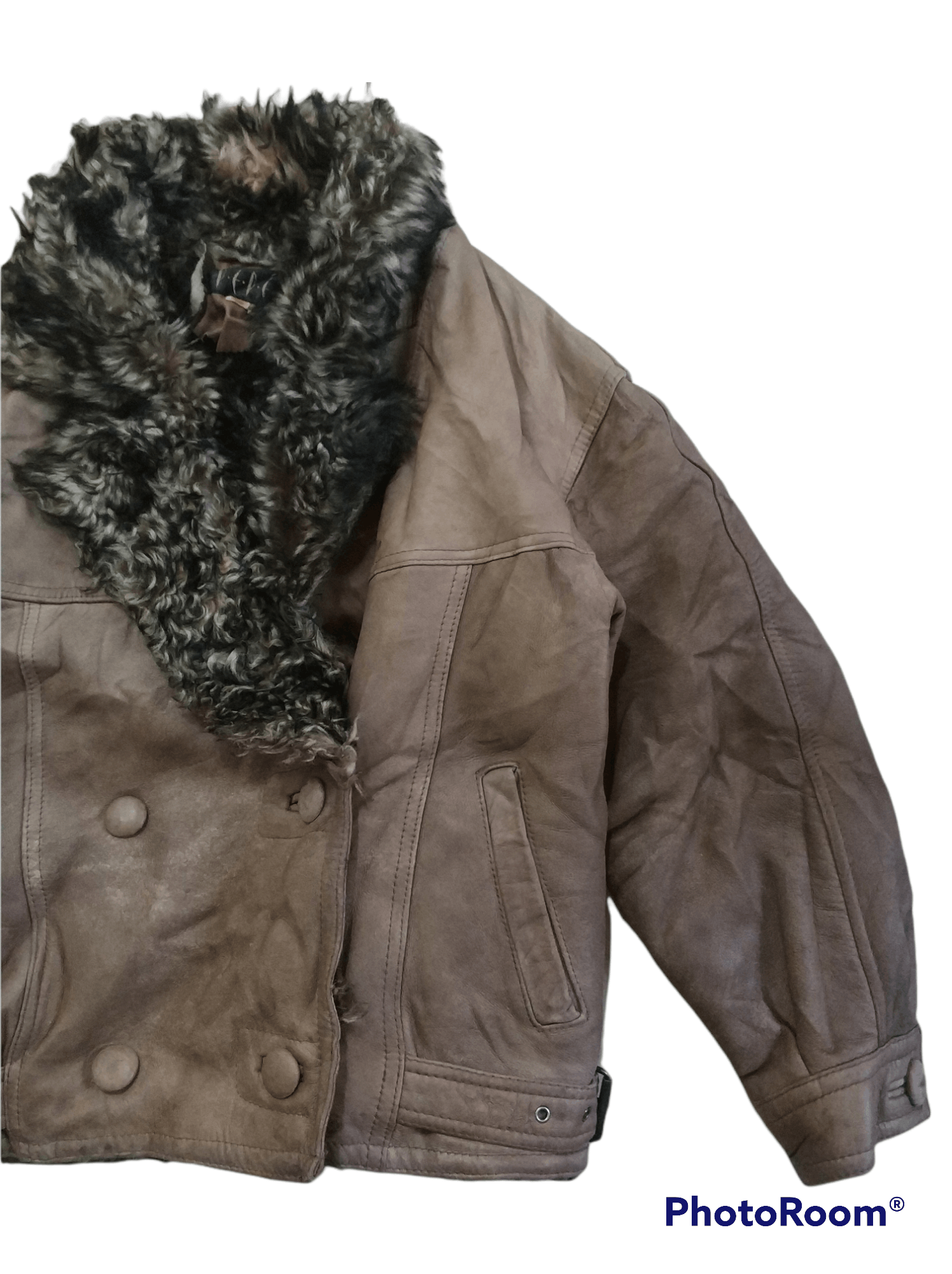 Pepe Jeans 🔥Pepe Traditional For Women Faux Fur Leatherr Jacket Size M / US 6-8 / IT 42-44 - 4 Thumbnail