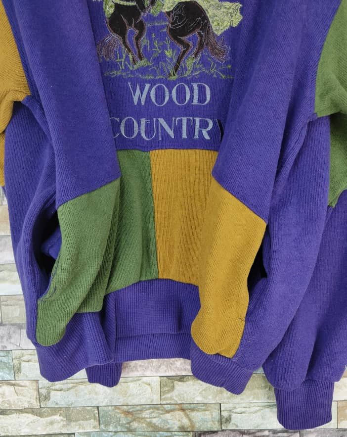 Designer Wood Country Embroidery Logo Colour Block Size US L / EU 52-54 / 3 - 3 Thumbnail