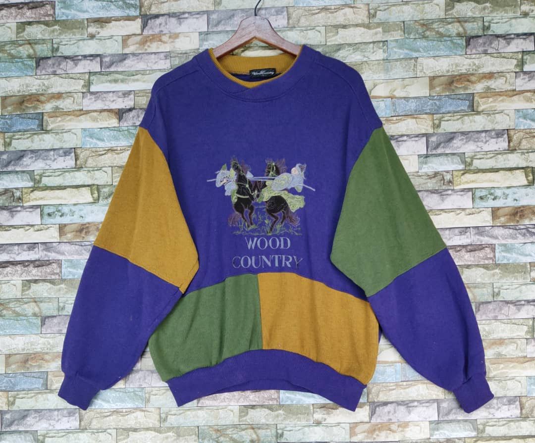 Designer Wood Country Embroidery Logo Colour Block Size US L / EU 52-54 / 3 - 1 Thumbnail