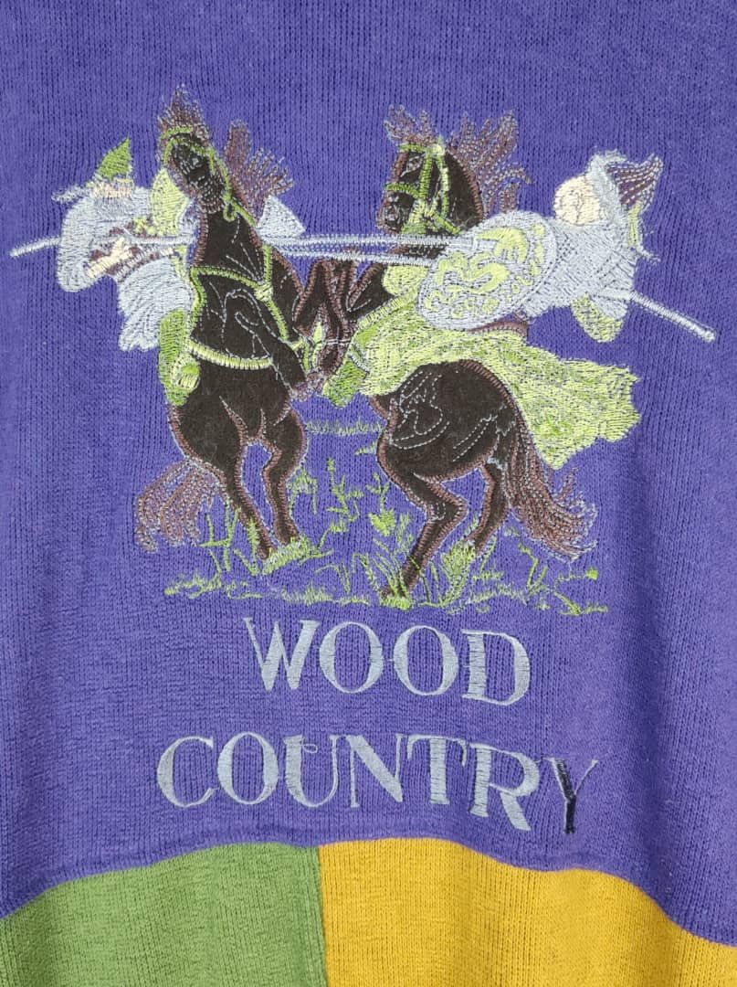 Designer Wood Country Embroidery Logo Colour Block Size US L / EU 52-54 / 3 - 4 Thumbnail