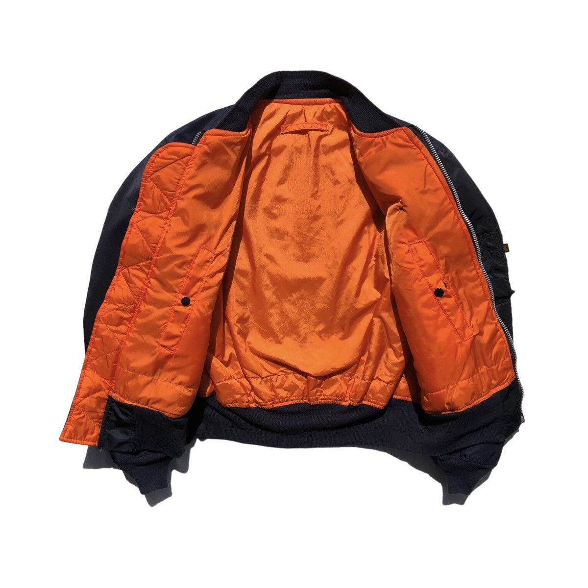 Alpha Industries 🔥VTG Alpha Industries Flyer's Man Intermediate MA-1 Jacket Size US L / EU 52-54 / 3 - 15 Thumbnail