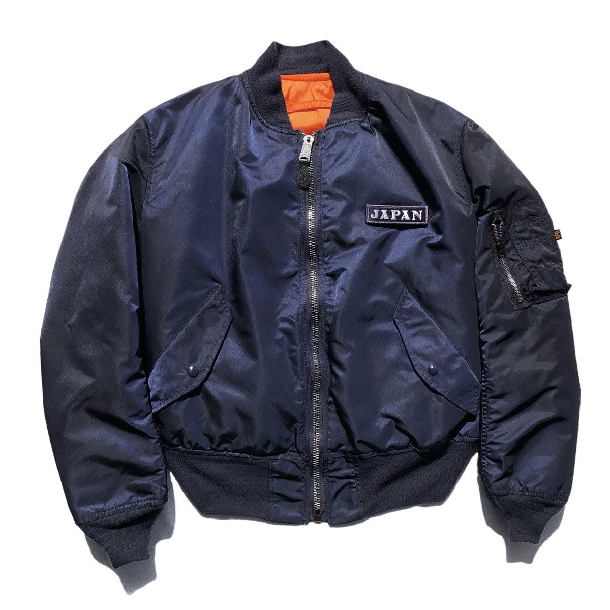 Alpha Industries 🔥VTG Alpha Industries Flyer's Man Intermediate MA-1 Jacket Size US L / EU 52-54 / 3 - 14 Thumbnail