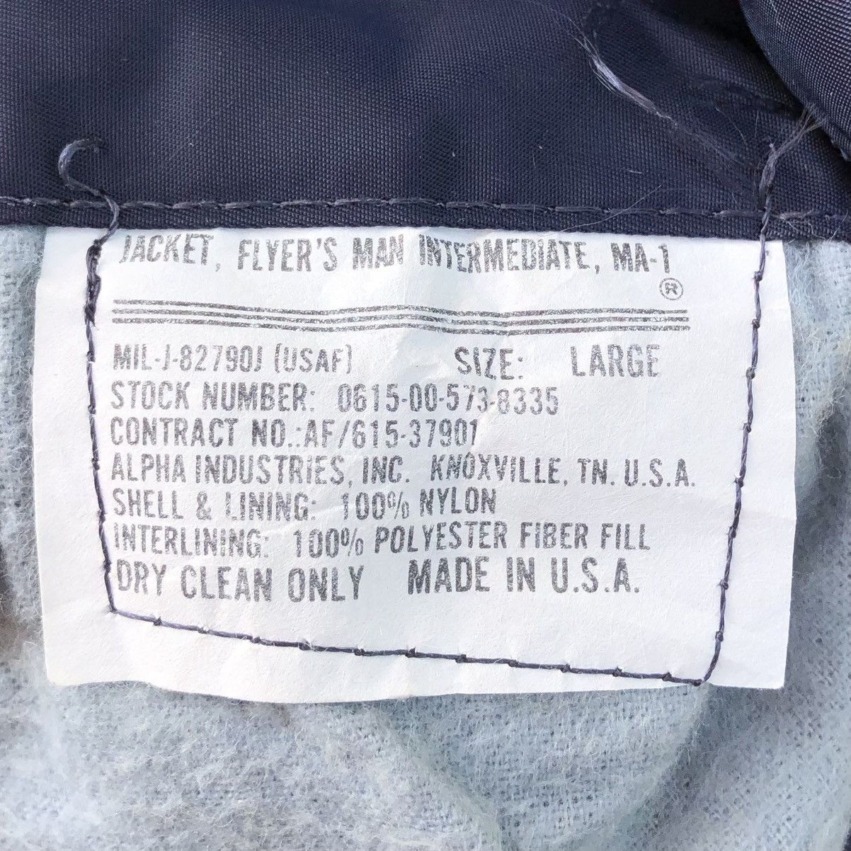 Alpha Industries 🔥VTG Alpha Industries Flyer's Man Intermediate MA-1 Jacket Size US L / EU 52-54 / 3 - 20 Thumbnail