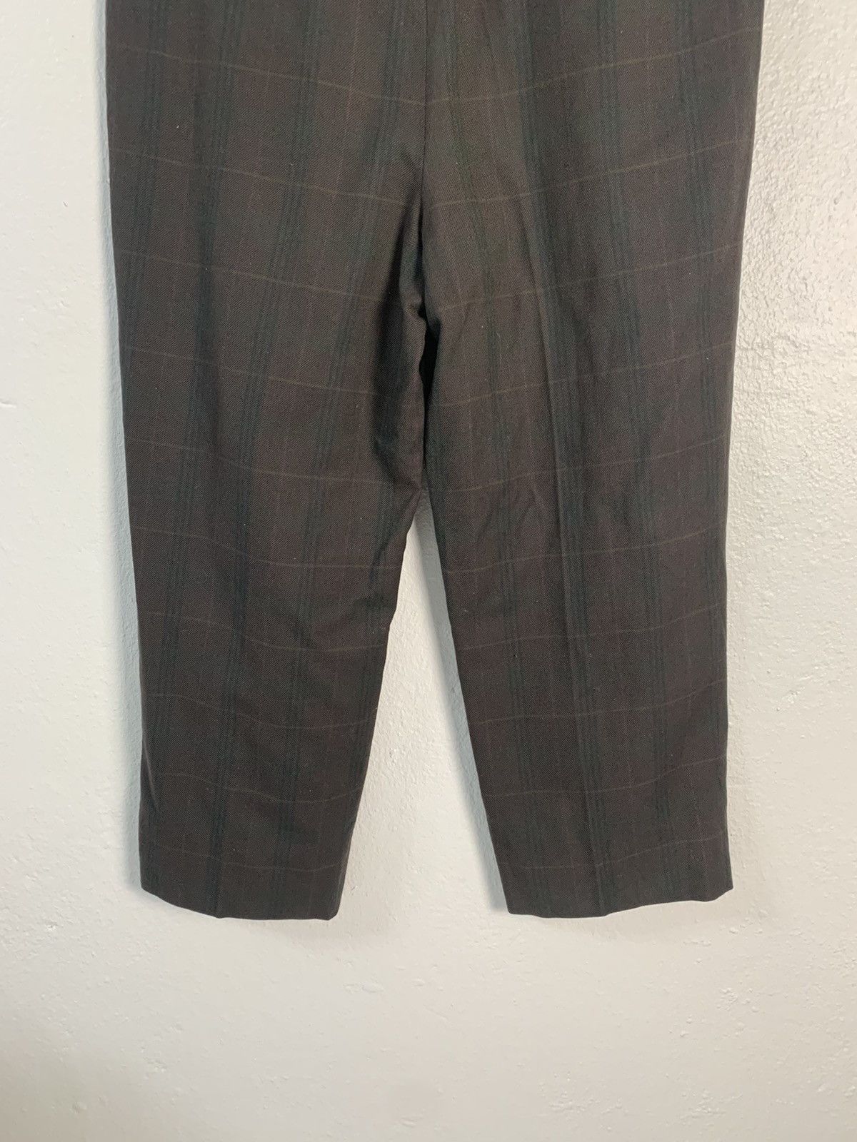 Balenciaga Balenciaga Checkered Wool Casual Pants Size US 34 / EU 50 - 8 Thumbnail
