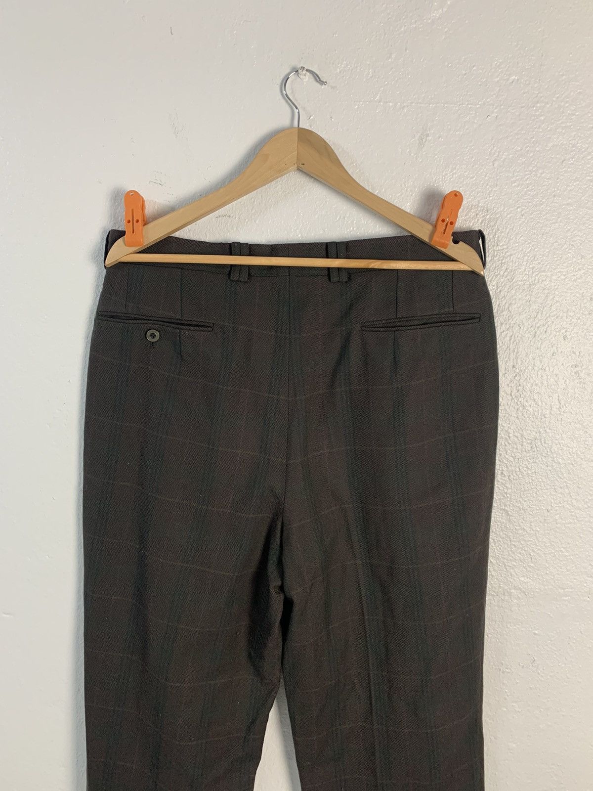 Balenciaga Balenciaga Checkered Wool Casual Pants Size US 34 / EU 50 - 9 Thumbnail