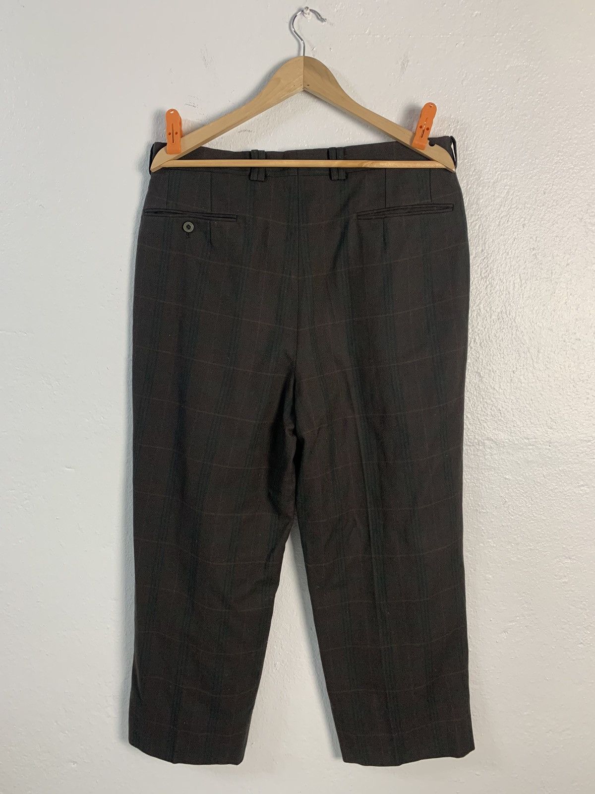 Balenciaga Balenciaga Checkered Wool Casual Pants Size US 34 / EU 50 - 7 Thumbnail