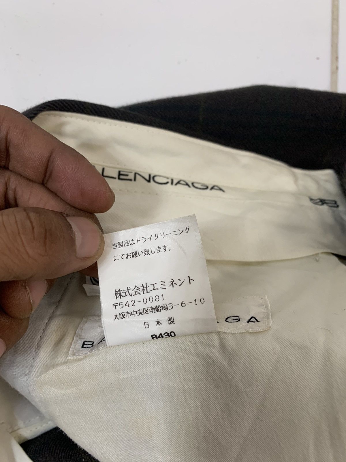 Balenciaga Balenciaga Checkered Wool Casual Pants Size US 34 / EU 50 - 11 Thumbnail