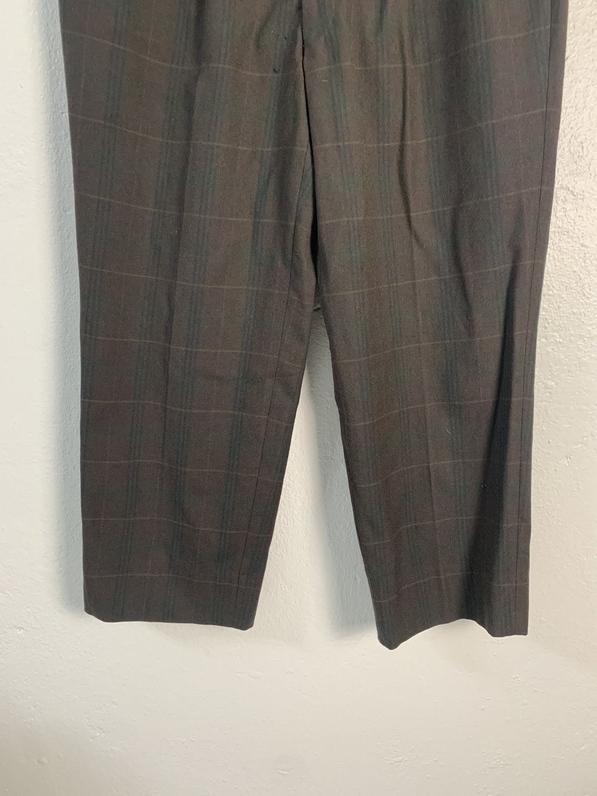 Balenciaga Balenciaga Checkered Wool Casual Pants Size US 34 / EU 50 - 2 Thumbnail