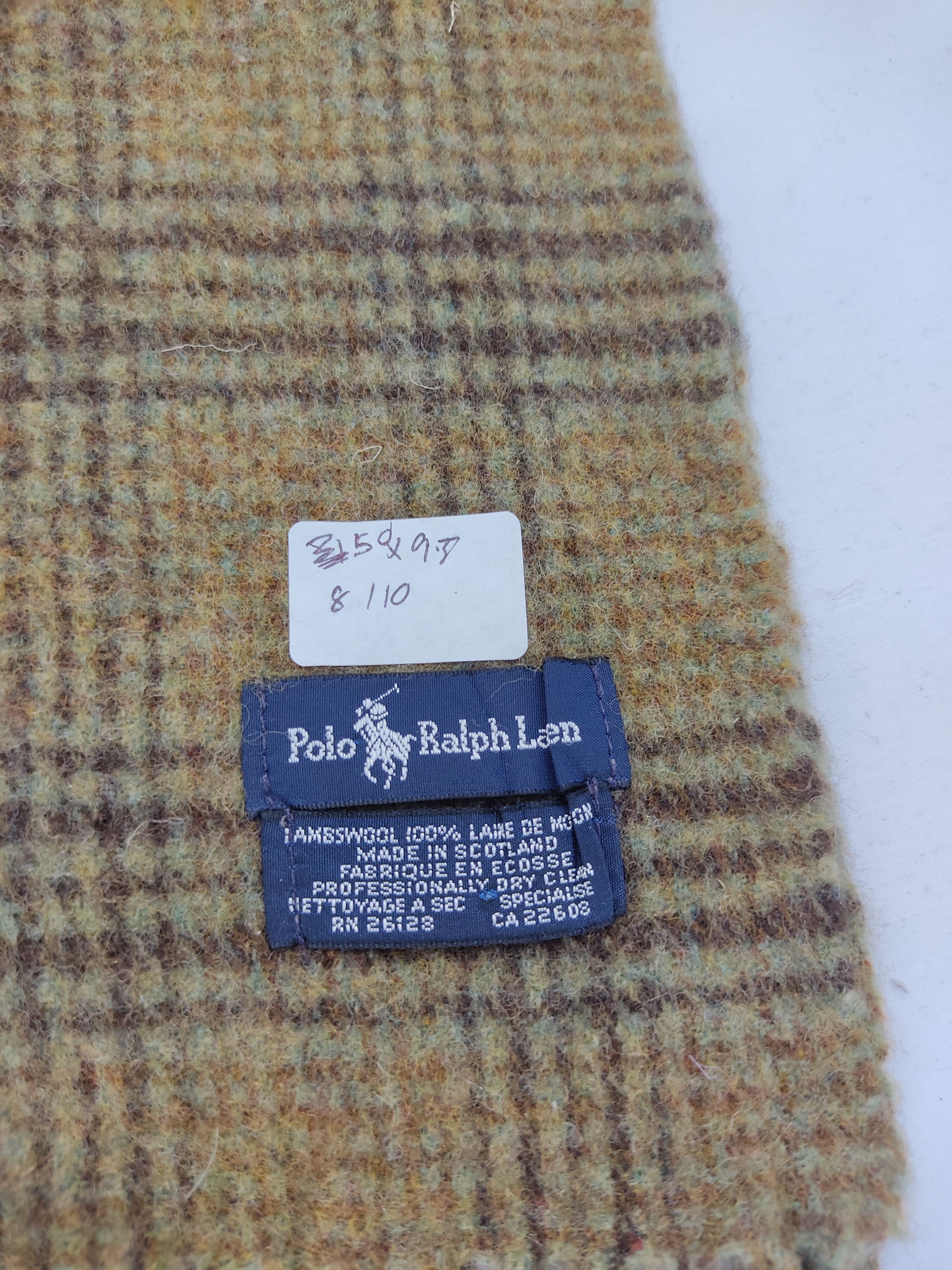 Polo Ralph Lauren Vintage Polo Ralph Lauren Scarf / Muffler / Neckwear Size ONE SIZE - 4 Thumbnail