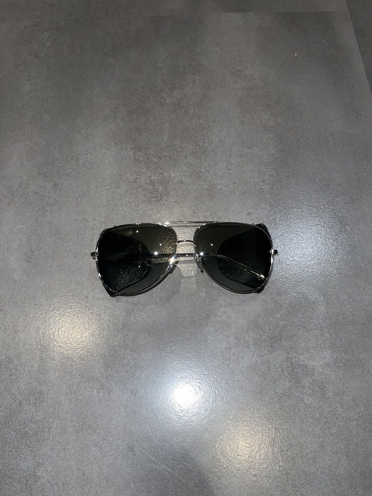 Emporio Armani Giorgio Armani AR6005-B-Z 3015/11 Silver Aviator Sunglasses Size ONE SIZE - 4 Thumbnail
