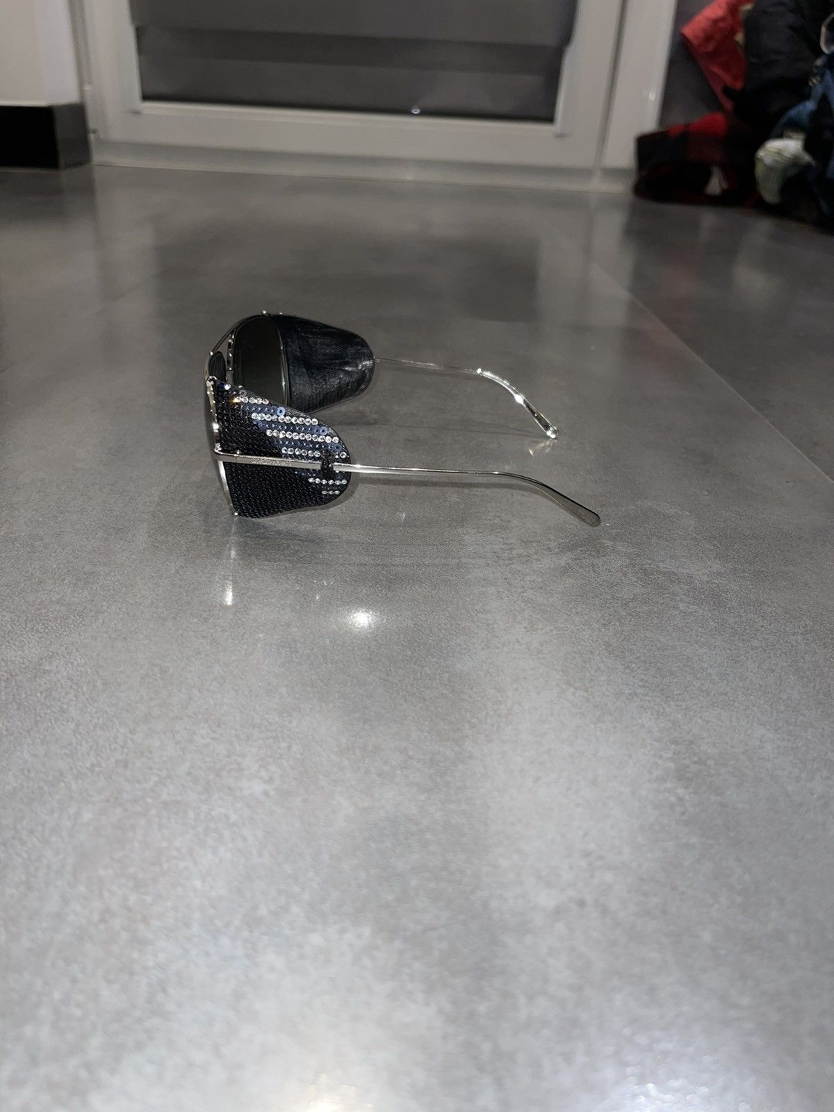 Emporio Armani Giorgio Armani AR6005-B-Z 3015/11 Silver Aviator Sunglasses Size ONE SIZE - 5 Thumbnail