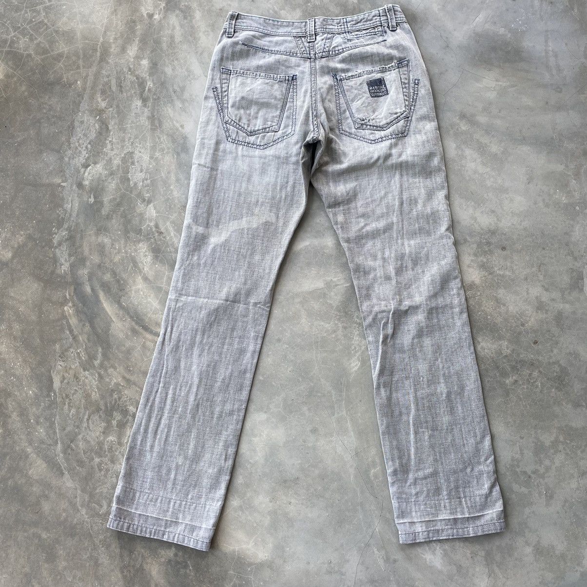 Japanese Brand × Marithe + Francois Girbaud × Vintage Marithe Francois Girbaud distressed patchwork Size US 29 - 9 Thumbnail