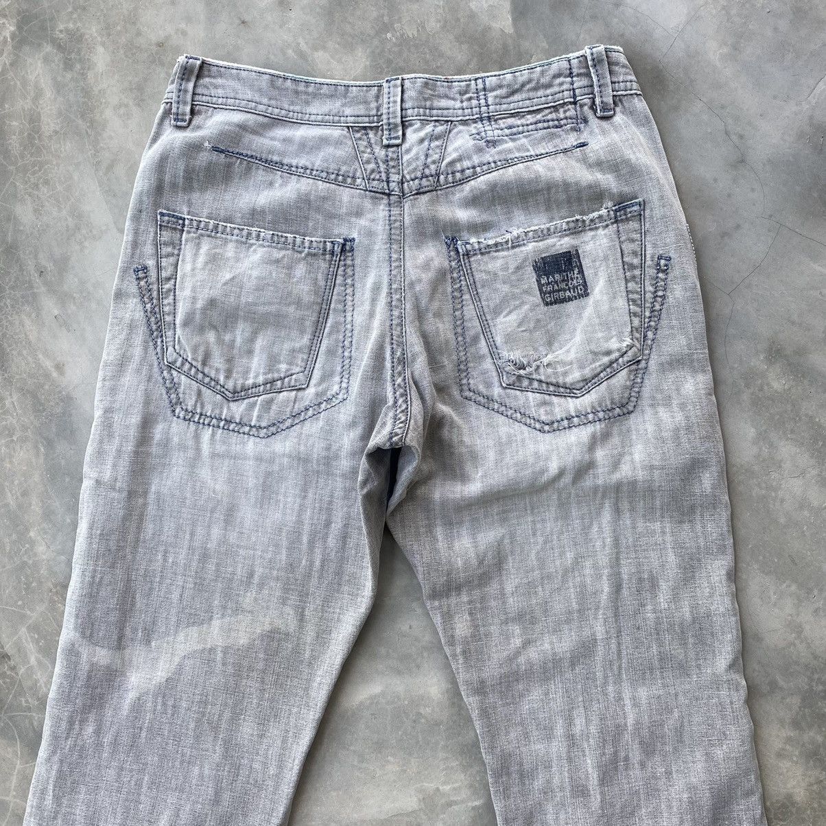 Japanese Brand × Marithe + Francois Girbaud × Vintage Marithe Francois Girbaud distressed patchwork Size US 29 - 10 Thumbnail
