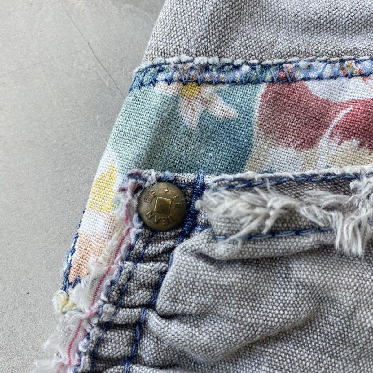 Japanese Brand × Marithe + Francois Girbaud × Vintage Marithe Francois Girbaud distressed patchwork Size US 29 - 5 Thumbnail
