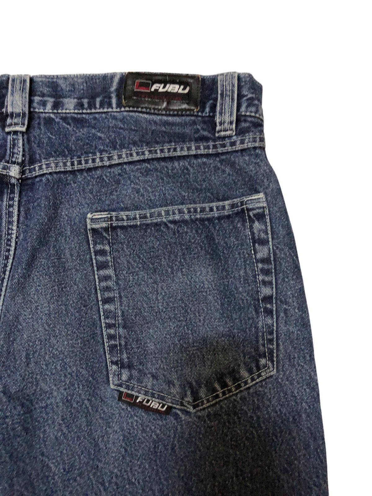 Fubu Vintage Fubu Collection Baggy Hip Hop Denim Jeans Size US 36 / EU 52 - 10 Thumbnail