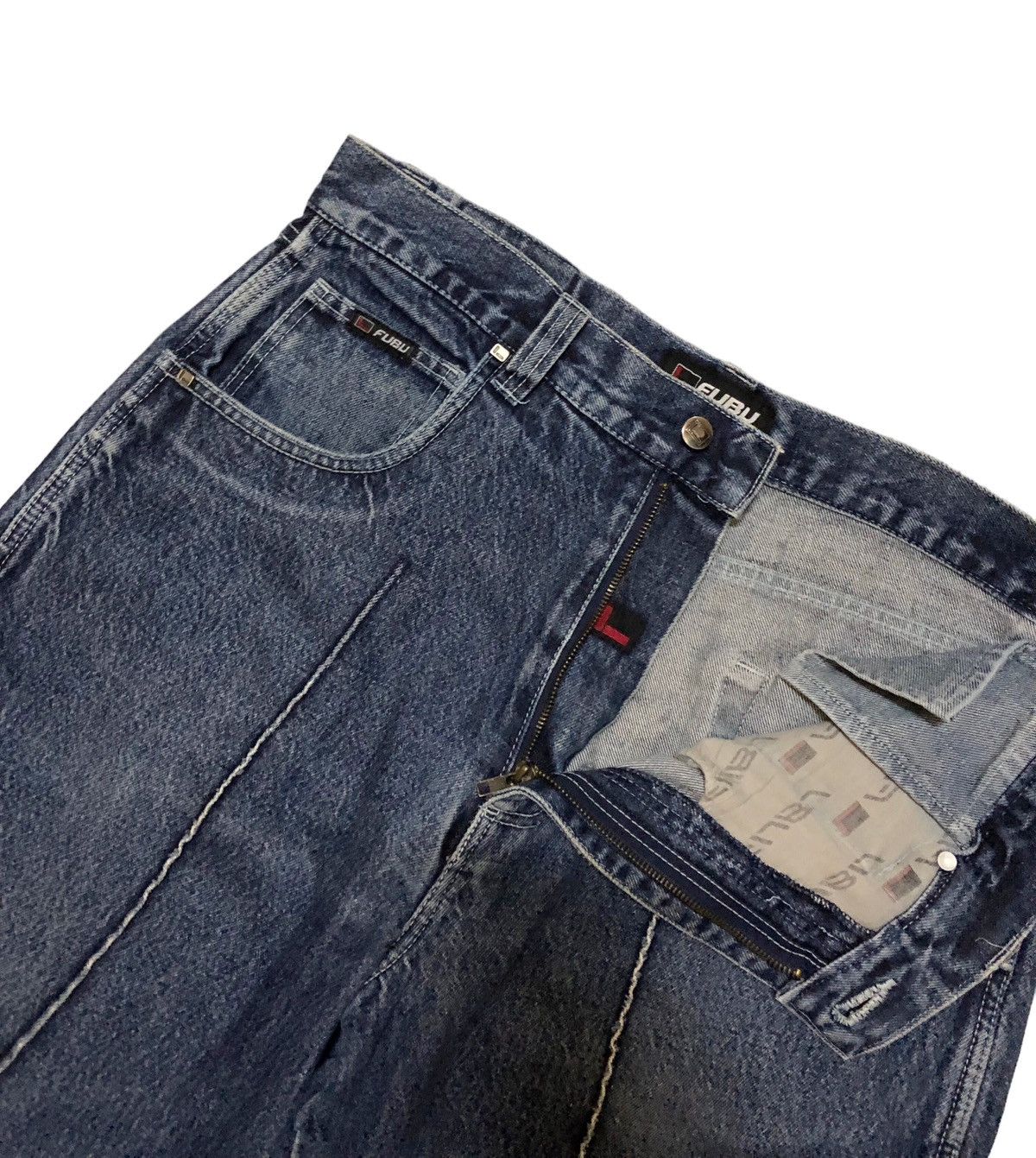 Fubu Vintage Fubu Collection Baggy Hip Hop Denim Jeans Size US 36 / EU 52 - 7 Thumbnail